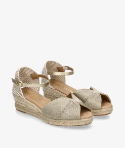 Alpargatas bloom&you AMBRETTA BAJA en oro