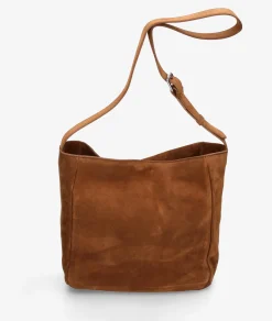 Bolso de piel BLOOM - CNP TEXAS en serraje cuero