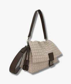 Bolso textil Martina K 25025 en beige