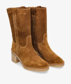 Botas Alpe 5238 en serraje cuero