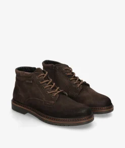 Botas ZEN 520015 en serraje marrón