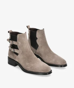 Botines Alpe 5187 en serraje gris