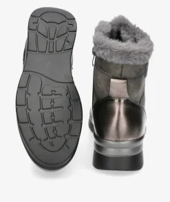 Botines Amarpies 27091 en plomo