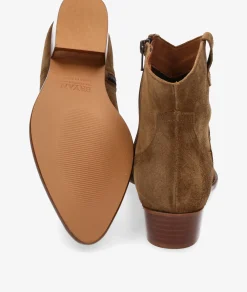 Botines Bryan CALIOPE-CB en serraje cuero