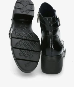 Botines Fluchos F2107 en charol negro