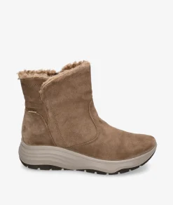Botines Imac 856897 en serraje taupe