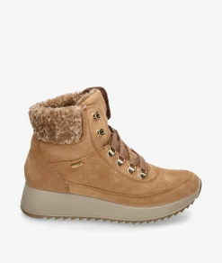 Botines Imac 657679 en serraje camel