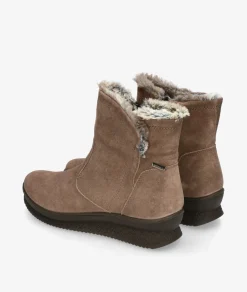 Botines Imac 856699 en serraje taupe