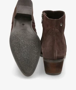 Botines pabloochoa.shoes 3501 en serraje marrón