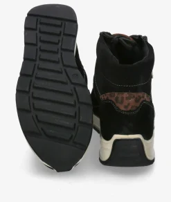 Botines St. Gallen SOFI-02 en serraje negro
