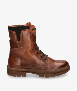 Botines Traveris IB-24178 en cuero
