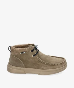 Botines Walk in Pitas GARDA en serraje taupe