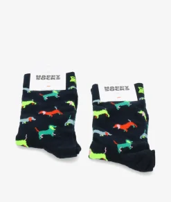 Calcetínes unisex HAPPY SOCKS PUL01-6500 en azul marino
