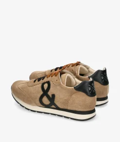 Deportivos bloom&you VERA en serraje taupe