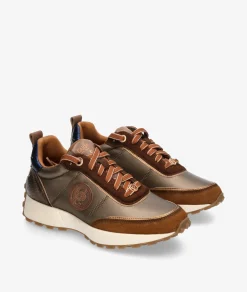 Deportivos Carmela 162699 en taupe metalizado