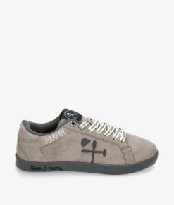 Deportivos HARPER&NEYER SUPERBOWL COLOURS en serraje gris