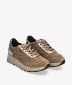Deportivos Imac 858239 en serraje taupe
