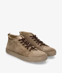 Deportivos Natural World 6721 en serraje taupe