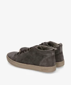Deportivos Natural World 6721 en serraje gris