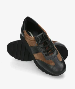Deportivos pabloochoa.shoes GEO 20-BANDA PICADA en serraje taupe