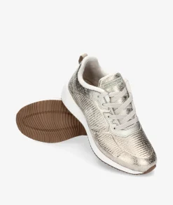 Deportivos Skechers 33155 en oro