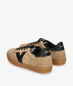 Deportivos Victoria 1126219 en serraje taupe