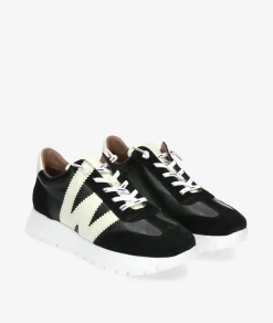 Deportivos Wonders A-2476 en negro