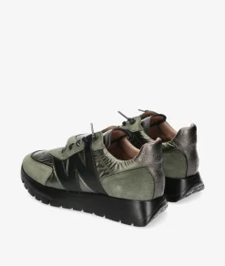 Deportivos Wonders A-2464 en caki