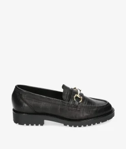 Mocasines Funny Lola 3136 en coco negro