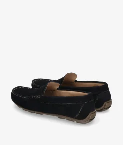 Mocasines Traveris 33720 en serraje azul