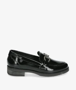 Mocasines Valeria´s 1537 en charol negro
