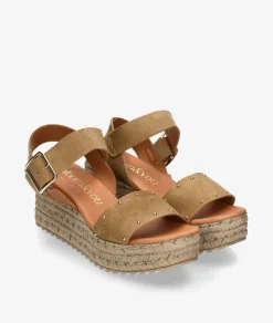 Sandalias bloom&you AURORA en serraje camel