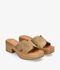Sandalias bloom&you LEONOR en serraje taupe