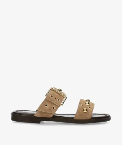 Sandalias bloom&you MARTHA en serraje taupe