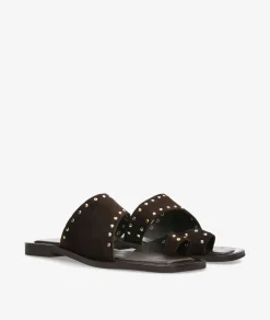 Sandalias bloom&you OLEA en serraje marrón