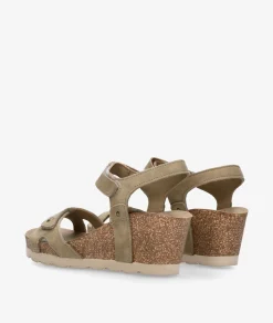 Sandalias Panamá Jack JULIA en caki