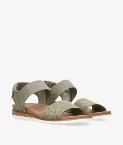 Sandalias Skechers 114710 en caki