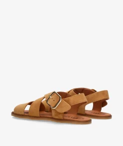 Sandalias VIVANT LINO en serraje cuero