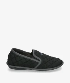 Zapatillas de casa Bio Relax 1566 en negro