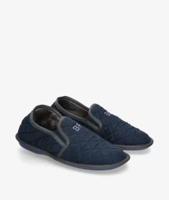 Zapatillas de casa Bio Relax 1566 en azul marino