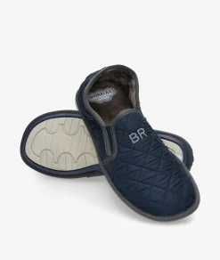 Zapatillas de casa Bio Relax 1566 en azul marino