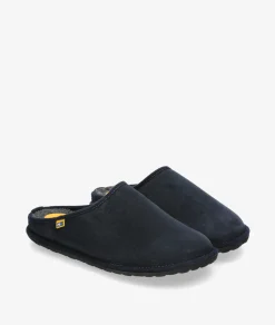 Zapatillas de casa Nordikas 2217 en serraje azul