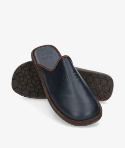 Zapatillas de casa Nordikas 188/F en azul marino