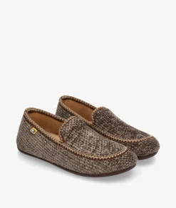 Zapatillas de casa Nordikas 2196 en topo