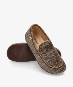 Zapatillas de casa Nordikas 2196 en topo