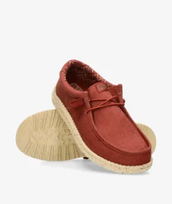 Zapatos casual Dude WALLY STRETCH CANVAS en teja