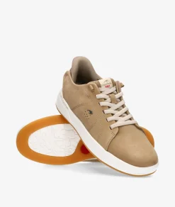 Zapatos casual Fluchos F2378 en nobuck camello
