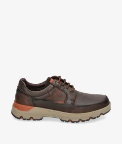 Zapatos casual Fluchos F1843 en nobuck marrón