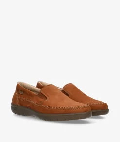 Zapatos casual LUISETTI 39502 NO en nobuck cuero