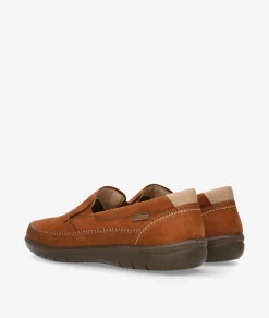 Zapatos casual LUISETTI 39502 NO en nobuck cuero